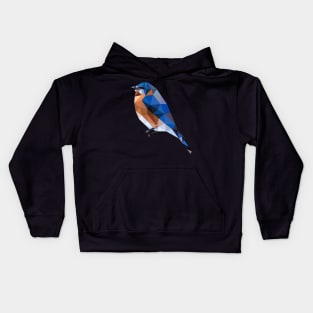 Eastern Bluebird Kids Hoodie